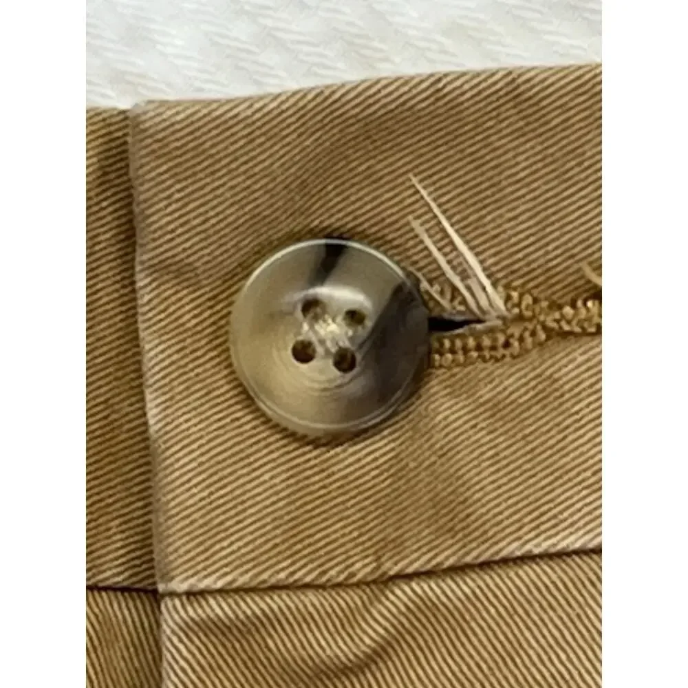 Polo Ralph Lauren Mens Chino Pants Cotton Stretch Tan Khaki 34x32 Classic Fit
